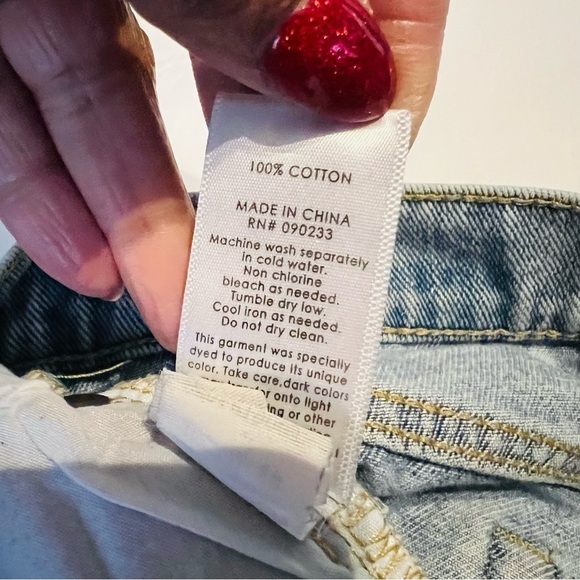 Pacsun Distressed High Rise Straight Jeans - Picture 7 of 7